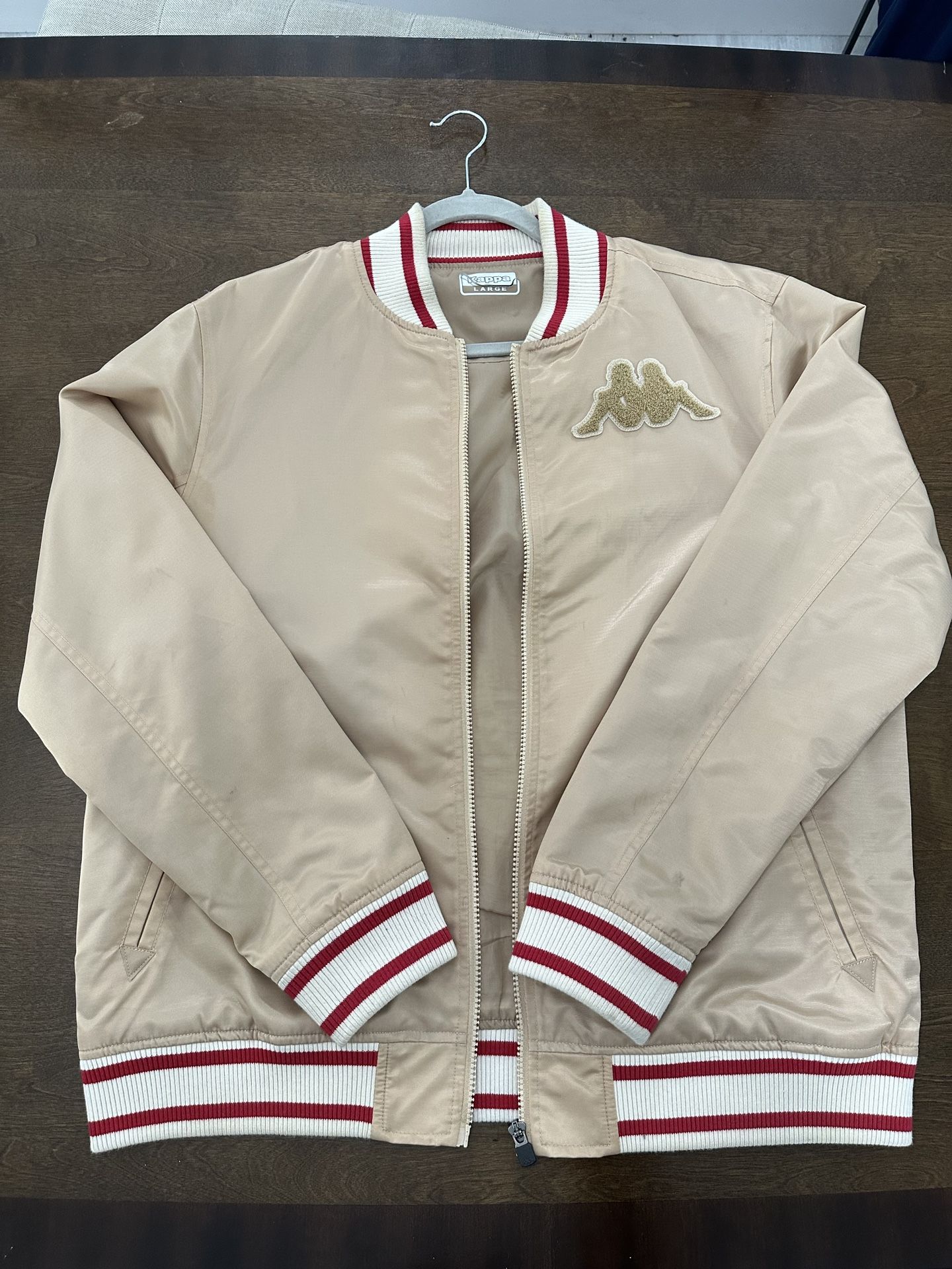 Satin Kappa Bomber Jacket