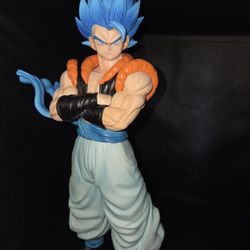 31CM Anime Dragon Ball Z Super Saiyan Blue Gogeta PVC Statue Action Figure