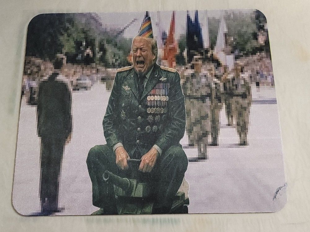 Custom Graphic Mouse Pad Crying Donald Trump Design