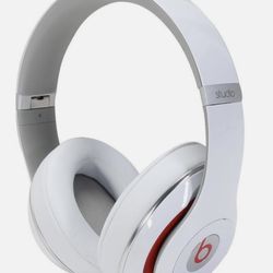 Beats Studio Wireless Headphones - White/Red