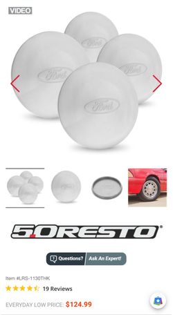 Mustang 10-Hole Ford  Center Caps