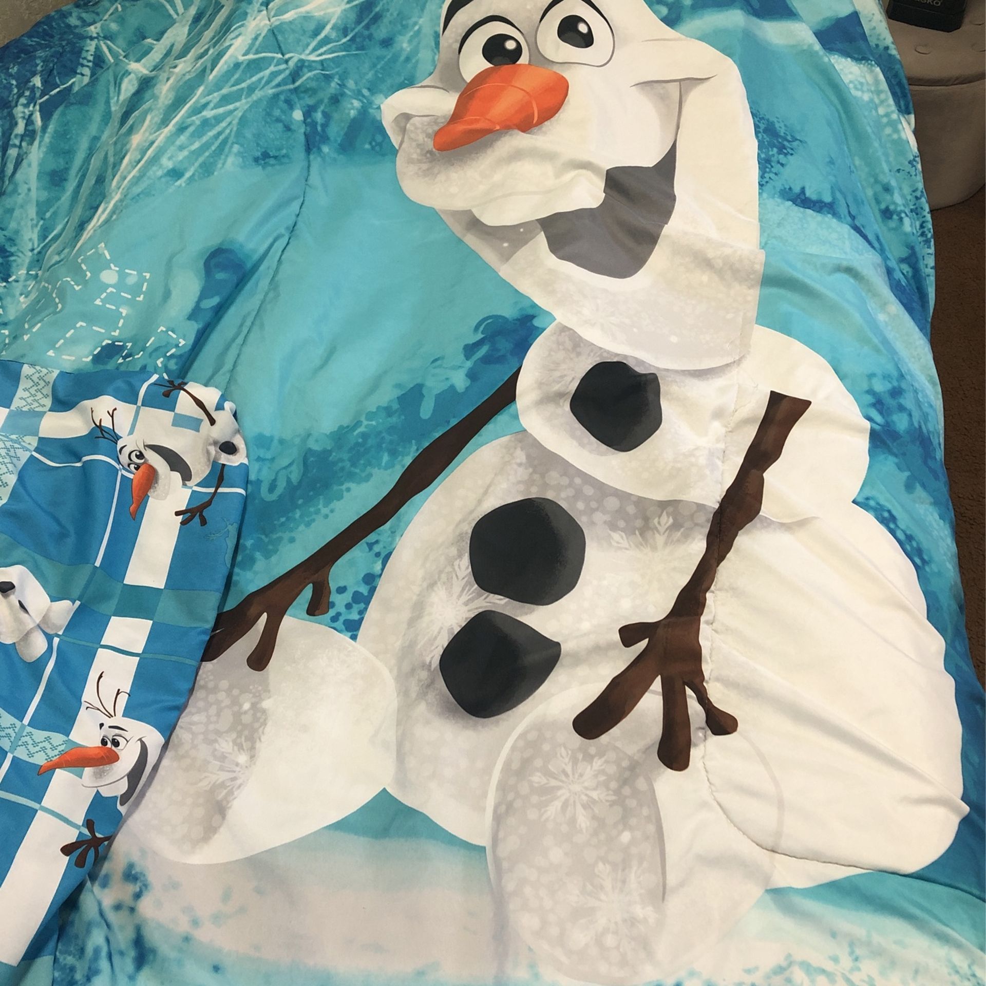 olaf frozen - blanket full size 