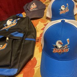 San Diego Gulls Gear - Hats/backpack