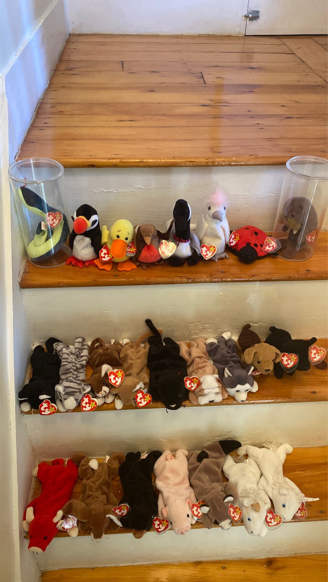 Lot of very rare TY beanie babies