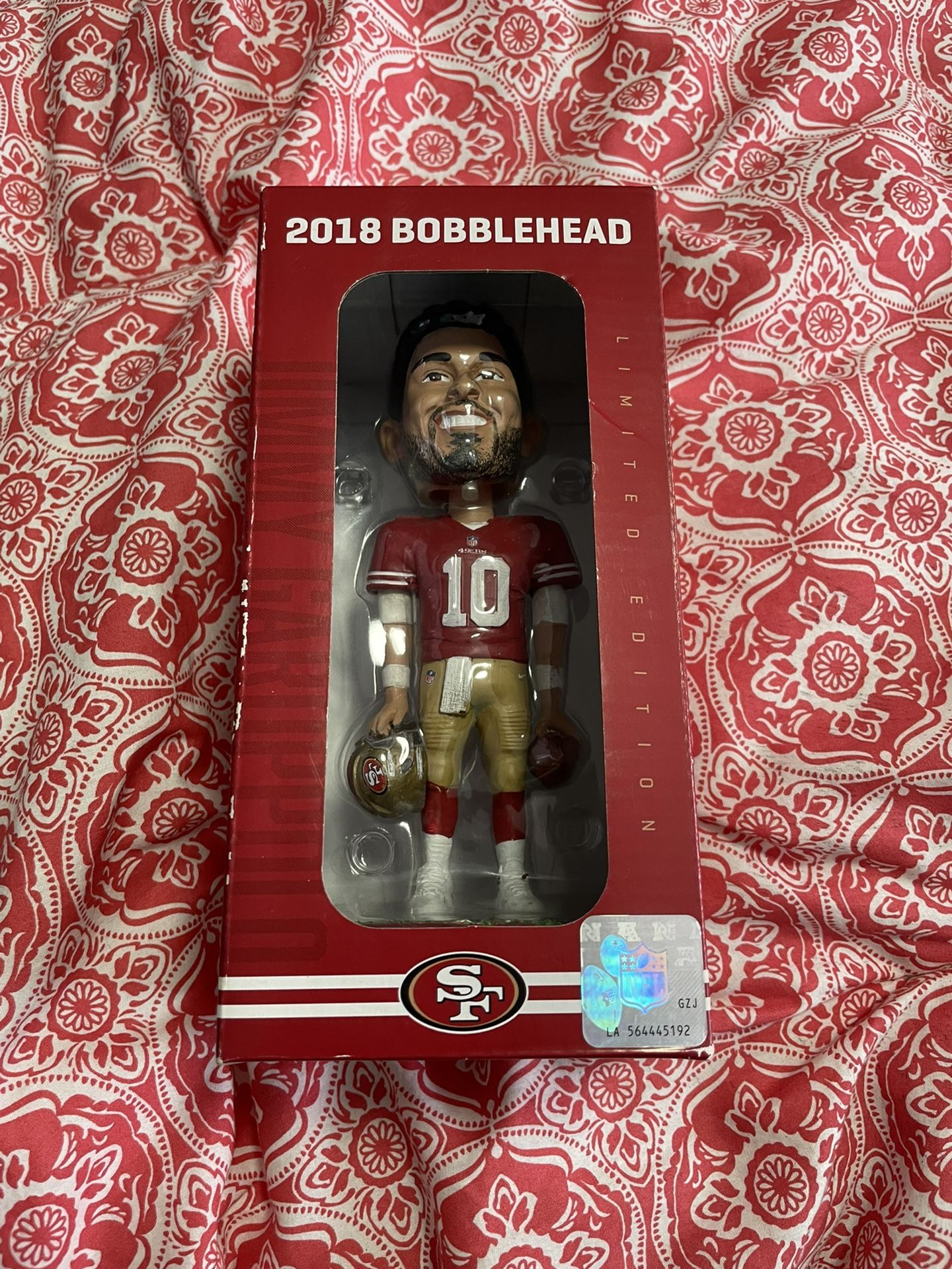 San Francisco 49ers 2018 Bobblehead Jimmy Garoppolo