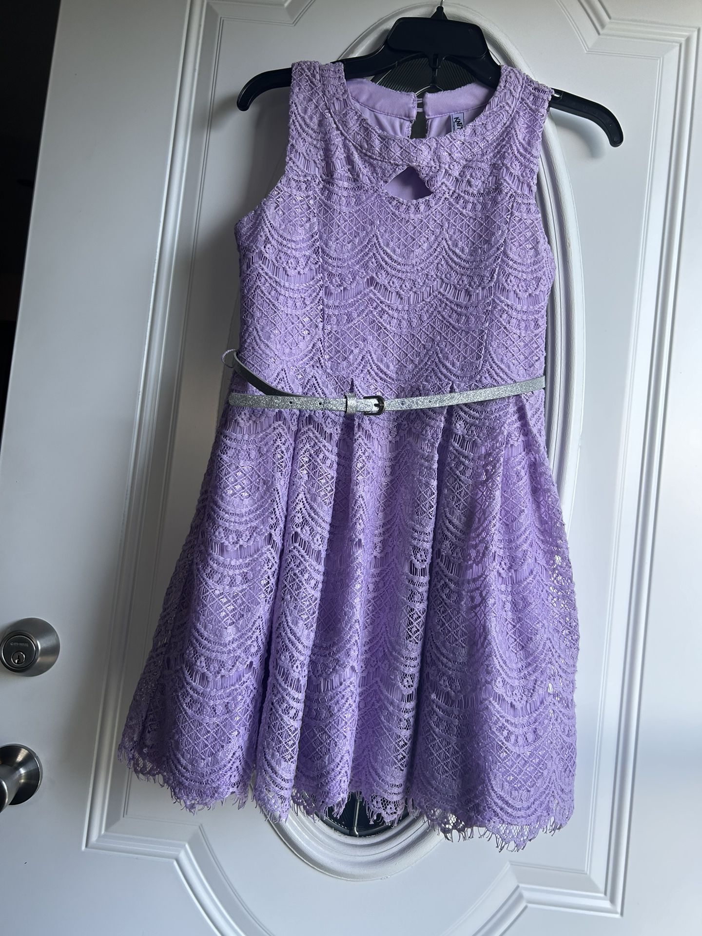 gorgeous lavender lace size 14.5 dress 