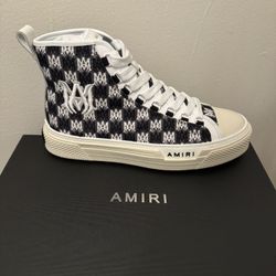 Men Black White Amiri MA Sneakers