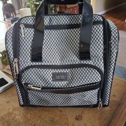 Nicole Miller Rolling Carry On Bag