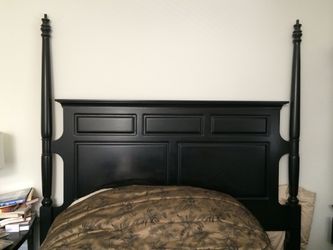 $799 CAL KING Canopy Bed Set, Complete Bedroom Modern, Arcadia