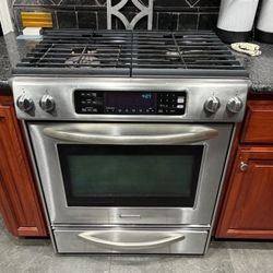 KitchenAid dual fuel range 30 inch
