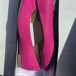 Nine West Pink Flats Size 9.5