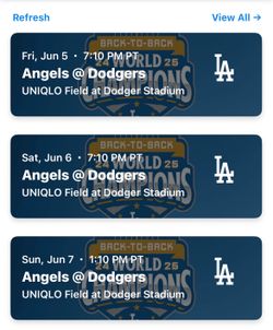Dodgers vs Angels