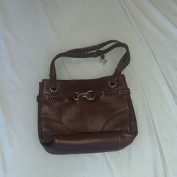 Brighton Barbados Zip top Hobo Bag Purse in Brown leather