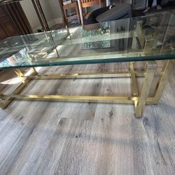 Gold Coffee Table 