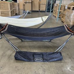 Foldable Hammock With Netting And Carrying Case