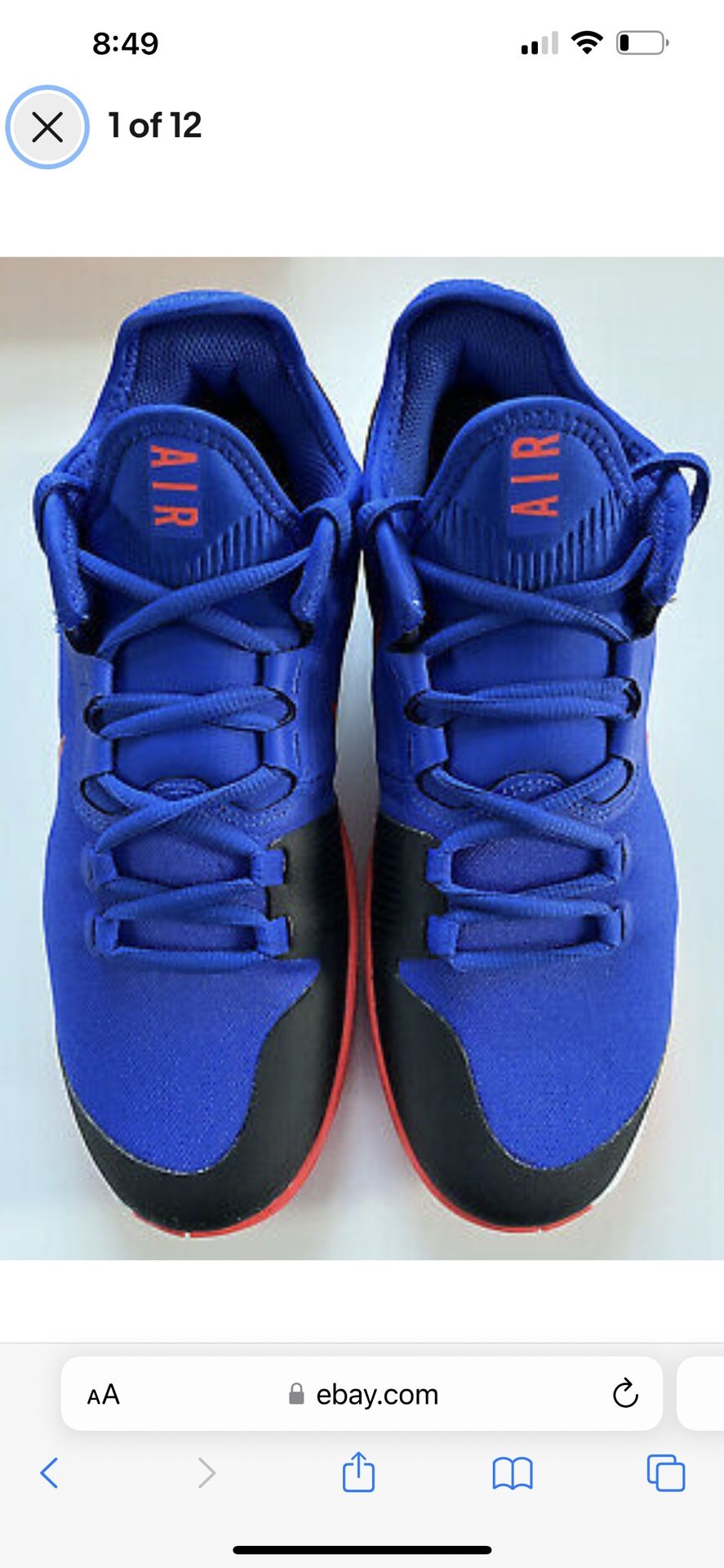 Nike Air Max Wildcard HC Hard Court Tennis Trainers Shoes 8.5