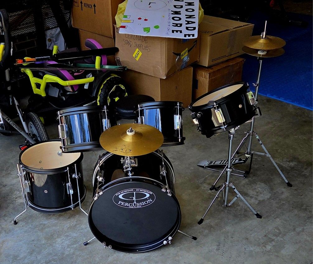 GP Percussion Kids Drums Set (No Sticks Included)