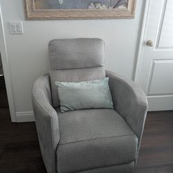 Gray Reclining Chair