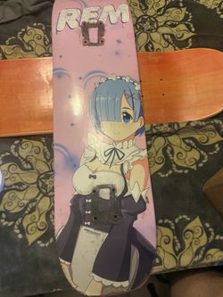 Rem skateboard with hookups grip tape