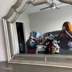 Dresser with mirror