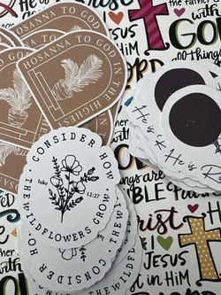 Easter Christian stickers