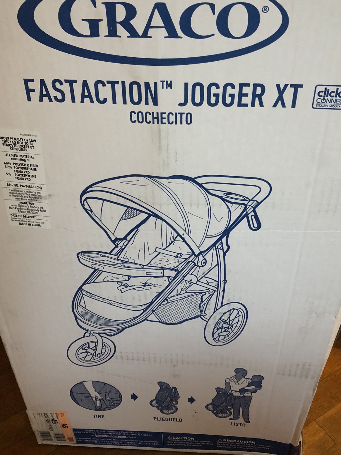 Graco Fast action Jogging Stroller (new, Sealed In Box)