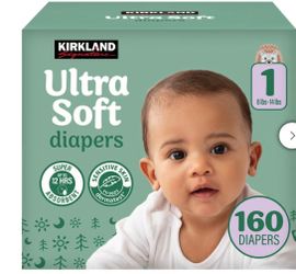 Kirkland Signature Diaper Sizes 1 two box
