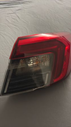 Car Tail Light Assembly Red and Black