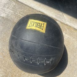 Vintage Everlast leather medicine Ball