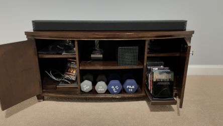 Media Center (TV Table) with Doors by Broyhil