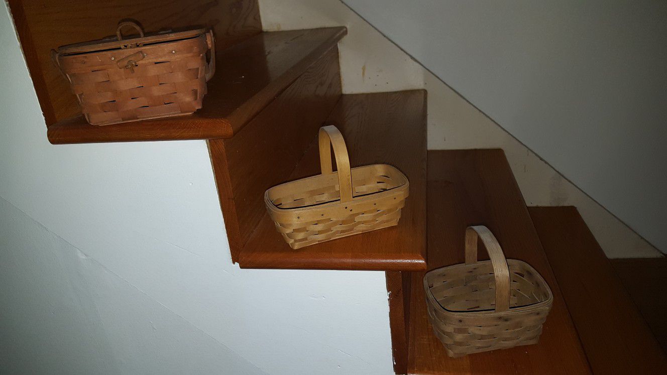 Longaberger baskets (3)