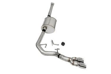 Corsa Performance Sport 3.0 in Cat-Back Front of Tire Exit | 2021-24 Ford F-150 3.5T EcoBoost