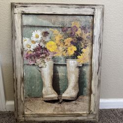 Floral Framed Art 