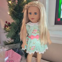 Beautiful Doll With Change Of Clothes. Soft Body. Long Silkey Hair. New.