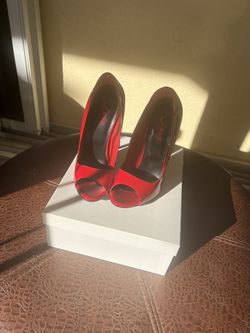 High Heel Red Pumps Italian 