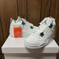  Jordan 4 Retro Metallic Pack- Pine Green 2020 Mens