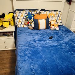 size full bed frame with nightstand