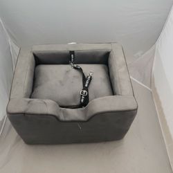 Pet Car Seat Booster, Medium Charcoal