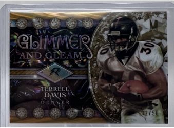 2024 Topps Resurgence - Glimmer and Gleam Gold Terrell Davis #GG-23 /50 Broncos