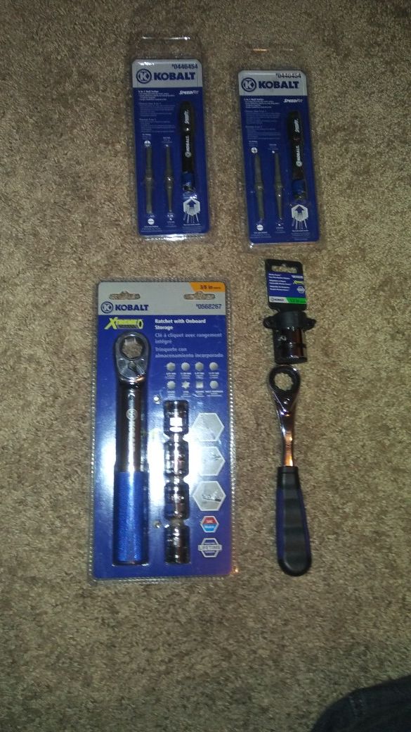 Extreme Kobalt 3/8Ratchets and Adapter Tools