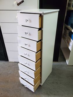 New 8 Vanity Drawer Dresser With Diamond 💎 Knobs Available In Other Colors 