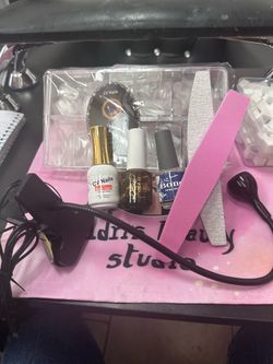 Kit para uñas soft gel, tip completo, exprés nails