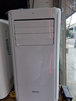 Best deals.  9000btu portable ac by Haier.  Complete set new with warranty.