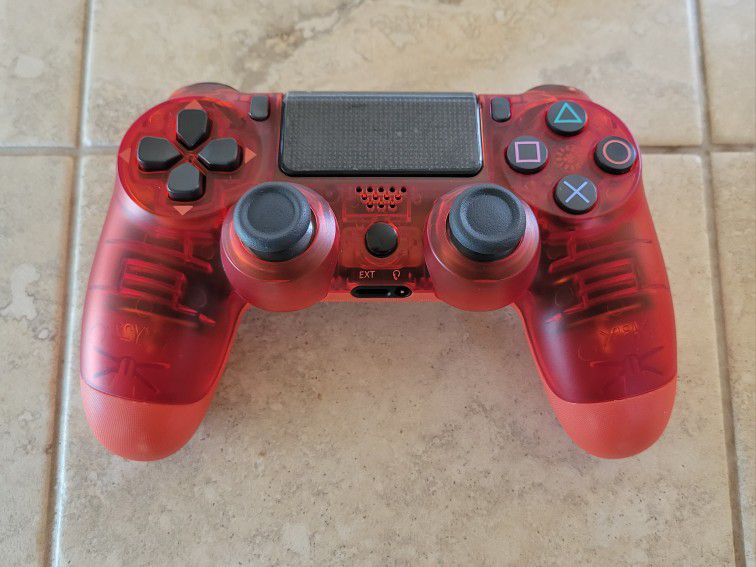 PS4 Controller - PlayStation 4 - Crystal Red