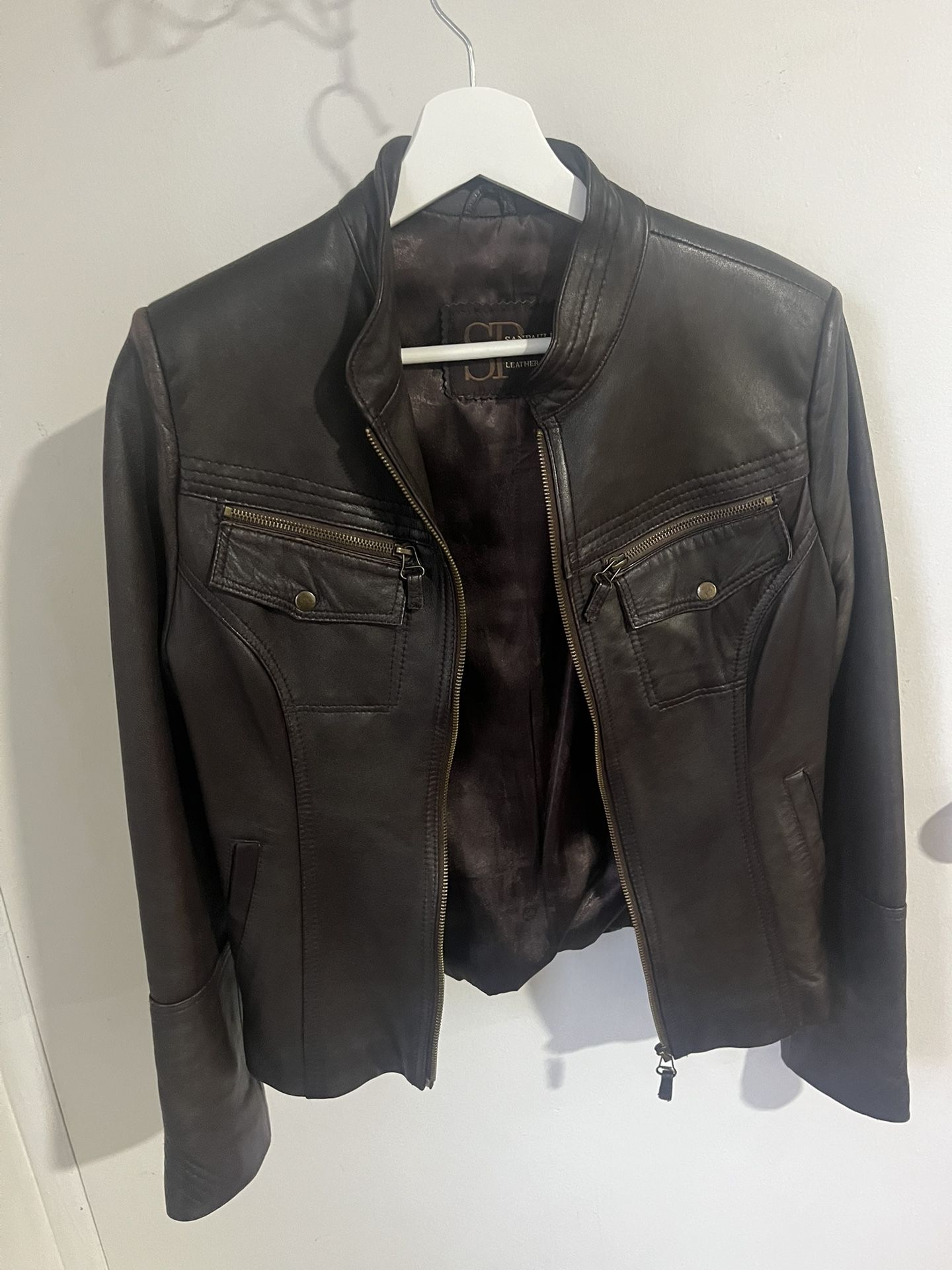 Women’s Leather Brown Jacket