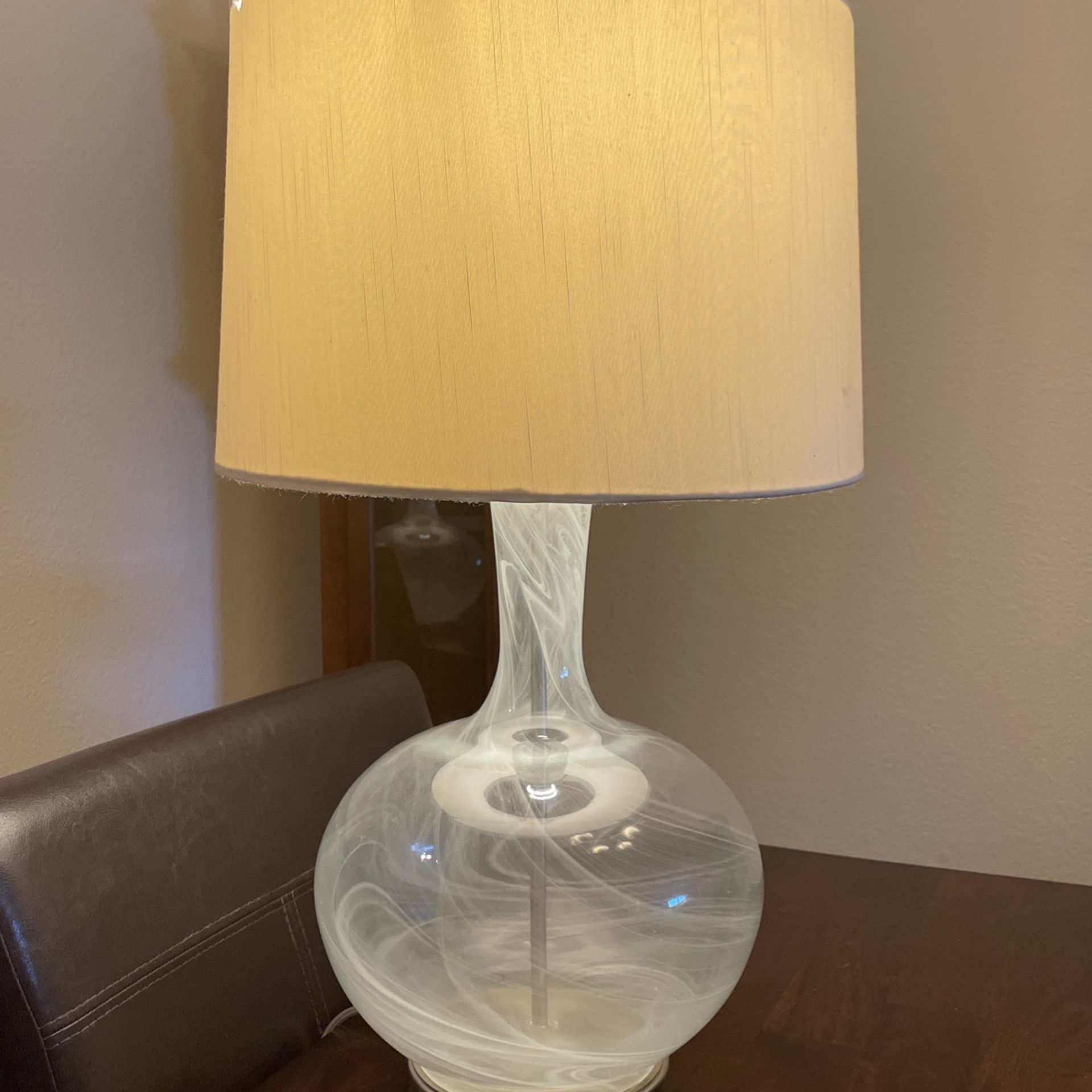 Blown Glass Lamp Works Great!