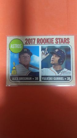 Bregman And Gurriel Rookie Card 
