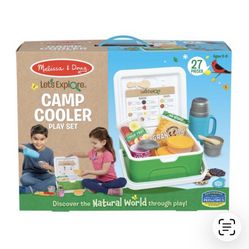 New Melissa & Doug “Let’s Explore Camp Cooler Play Set” Plus Camping Trip Book