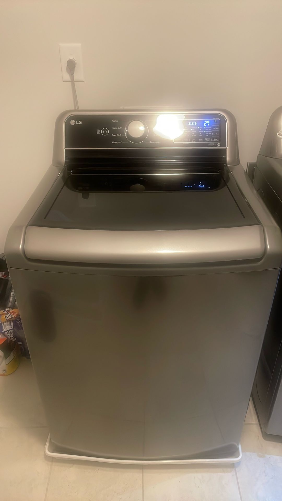 LG Top Loader Washer & LG Dryer( Selling As Set Only)