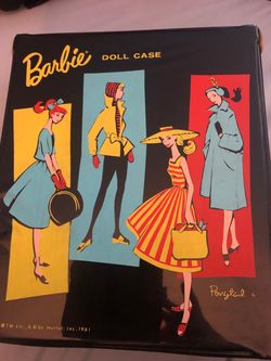1961 Barbie Ponytail Doll Case by Mattel